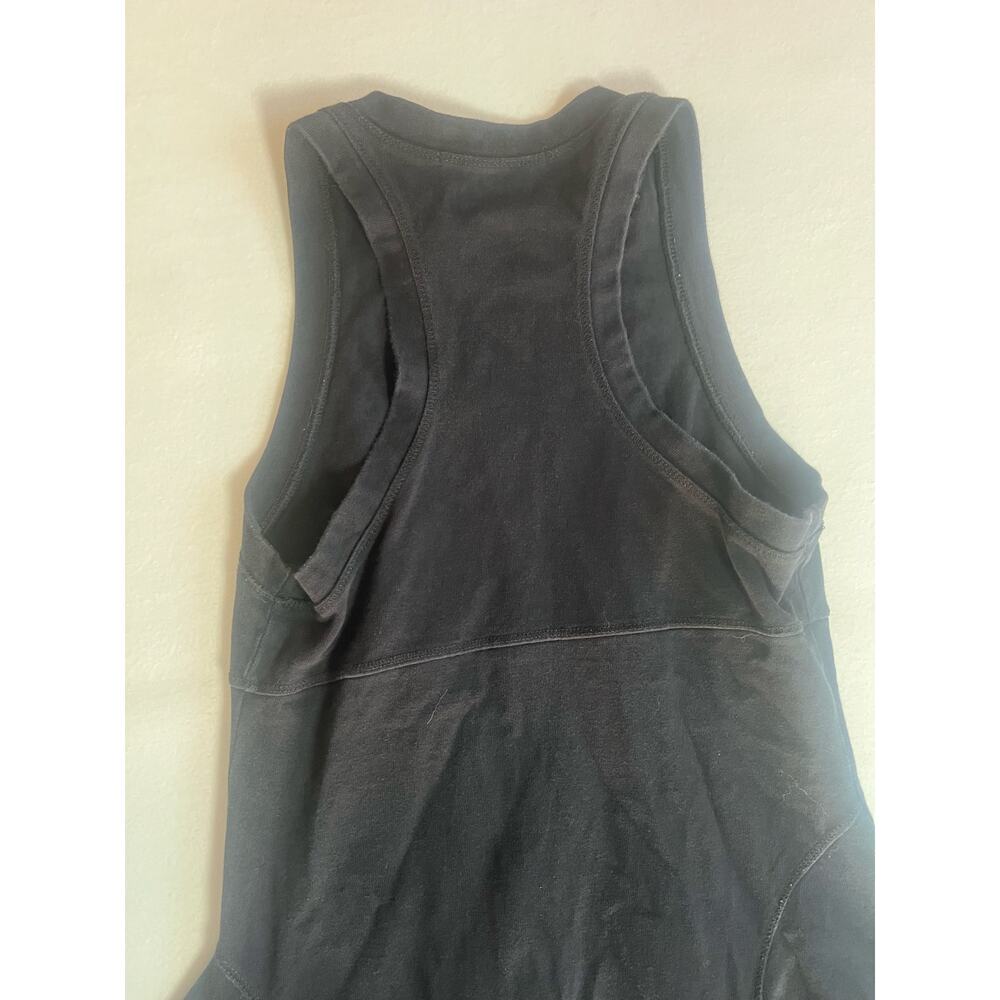 Free People FP Beach Dress Womens M Black Maxi Racerback Cotton Made USA Boho - Picture 9 of 12